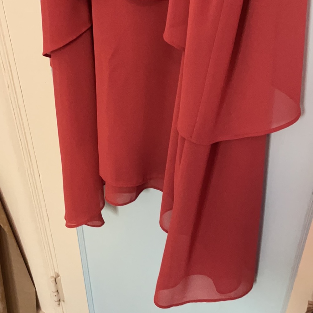 Bcbgeneration Burnt Orange/Salmon Shift Dress. Si… - image 3